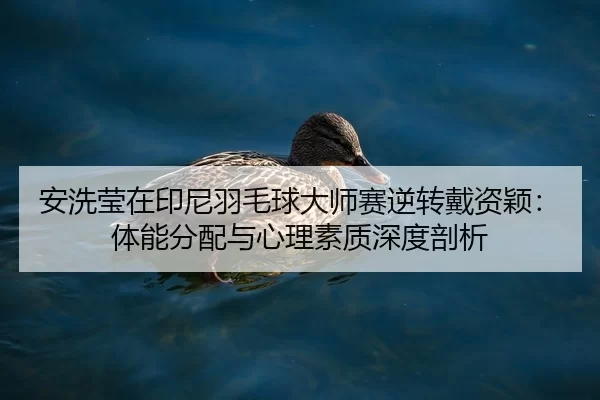 安洗莹在印尼羽毛球大师赛逆转戴资颖：体能分配与心理素质深度剖析